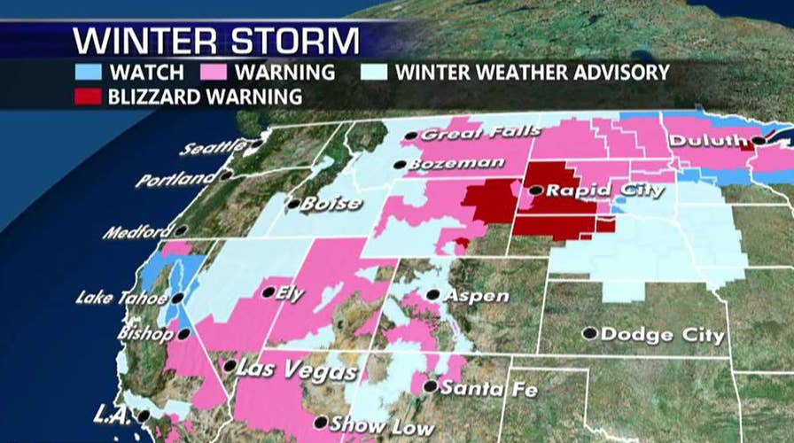 National forecast for Friday, November 29