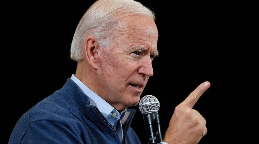 Joe Biden aims to boost support in Iowa with 'no malarkey' bus tour