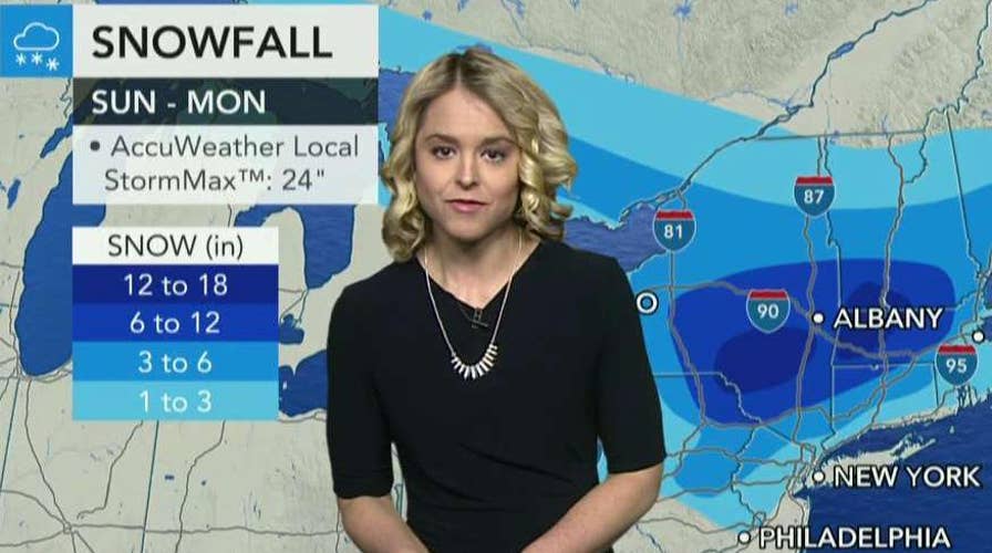 Dangerous winter storm moves east during busy holiday travel weekend