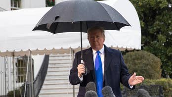 Trump rips Dems for holding impeachment hearing amid NATO trip