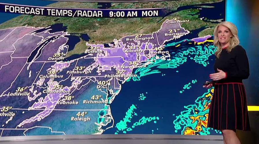 National forecast for Monday, December 2