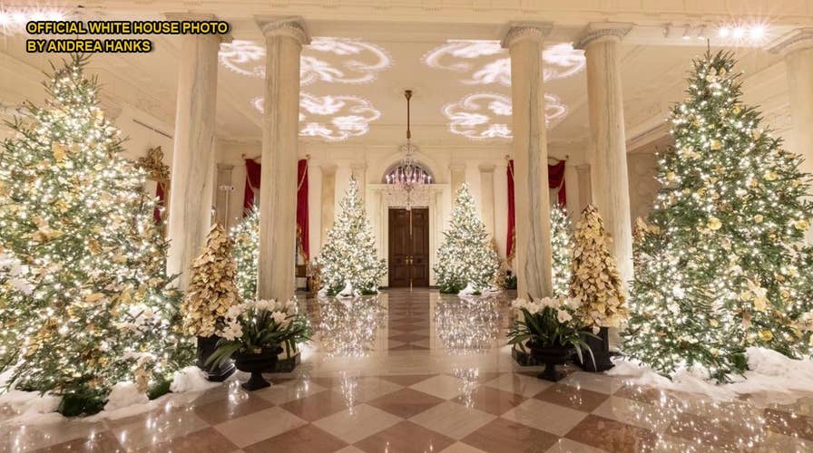 White House unveils Christmas decor with \'Spirit of America\' theme ...