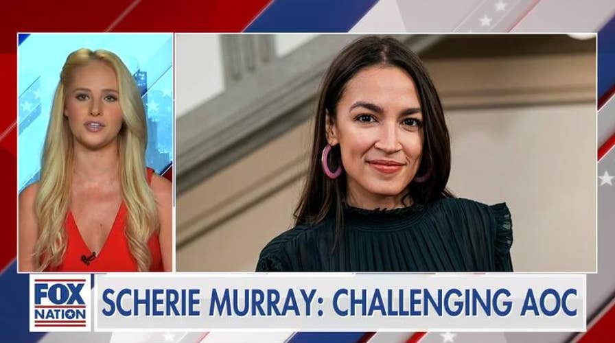 'Give the Democratic Darling a run for her money': Tomi Lahren backs AOC challenger