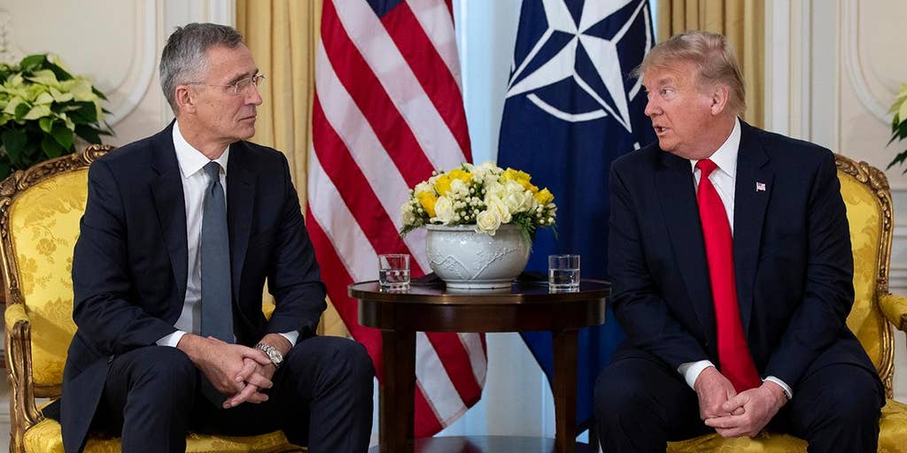 Trump Blasts Democratic Impeachment Push During NATO Press Conference ...