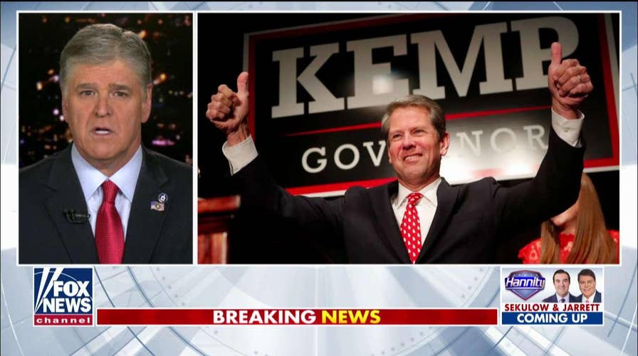Sean Hannity questions Georgia GOP governor's US Senate pick, presses for anti-impeachment 'rock-star' Doug Collins