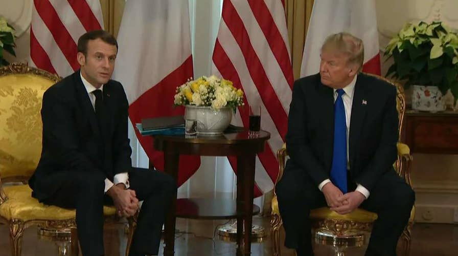 Trump to meet with Macron after slamming French president's 'nasty' NATO comments