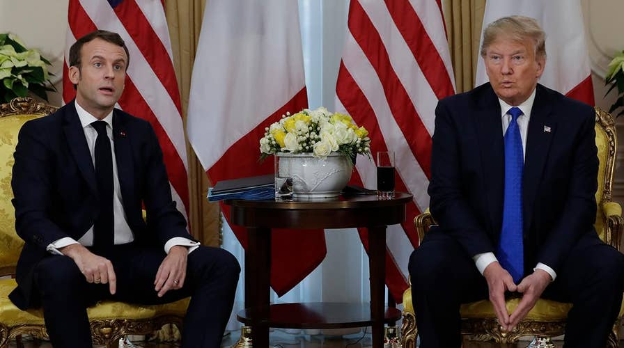 Trump tells Macron his response on ISIS fighters is 'one of the greatest non-answers I've ever heard'
