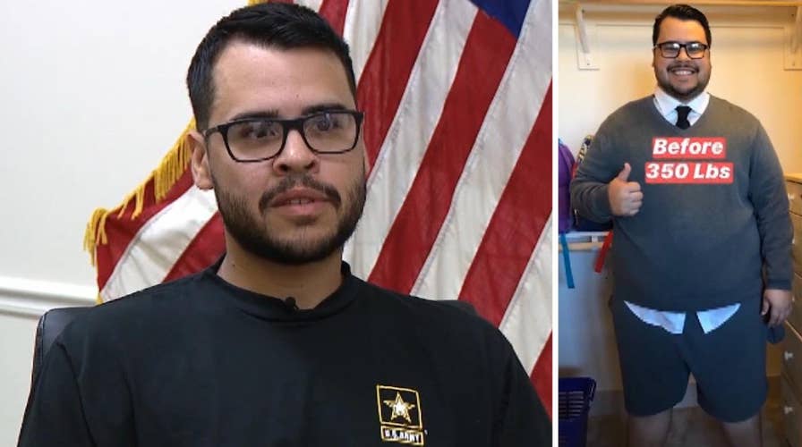 Man loses over 150 pounds to fulfill his dream of joining the military