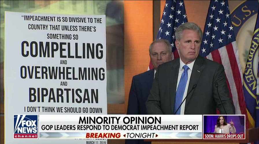 Kevin McCarthy: Nancy Pelosi was right about impeachment