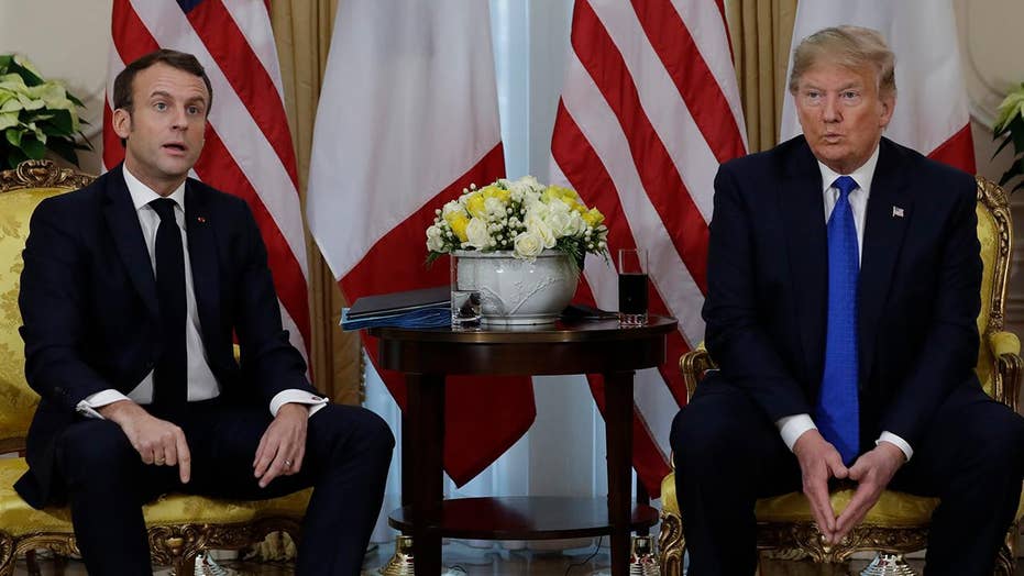 Trump Hits Macron For Non Answer On Isis Fighters In Tense Meeting Overseas Fox News