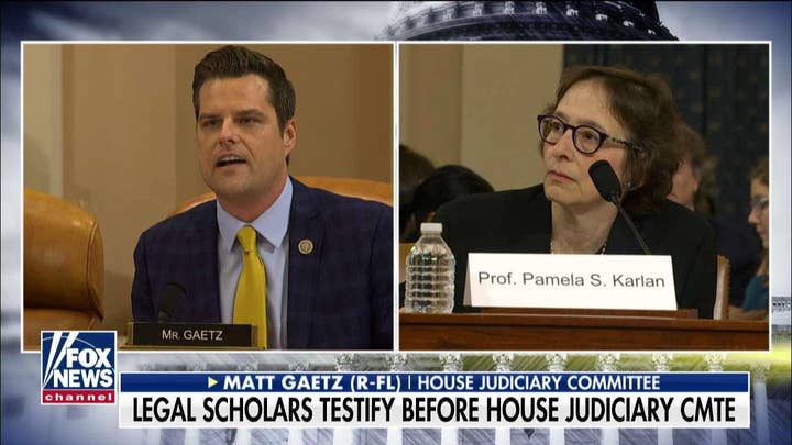 Matt Gaetz grills impeachment witnesses over Democratic donations, dig at Barron Trump