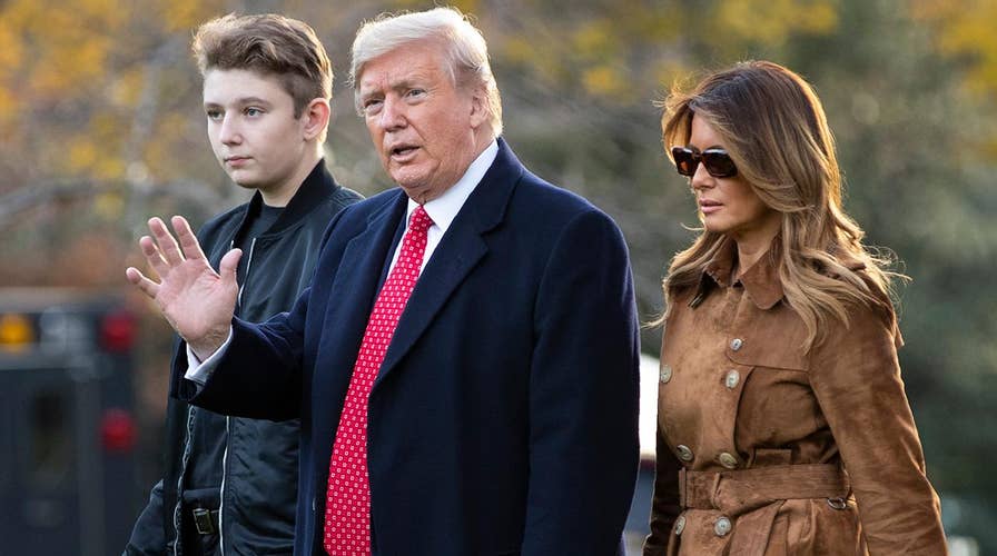 Melania Trump defends son after professor makes joke at Barron's expense during impeachment hearing