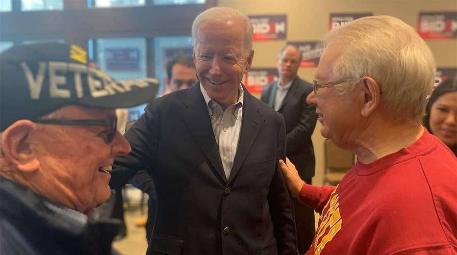 Biden nears end of eight day Iowa bus tour