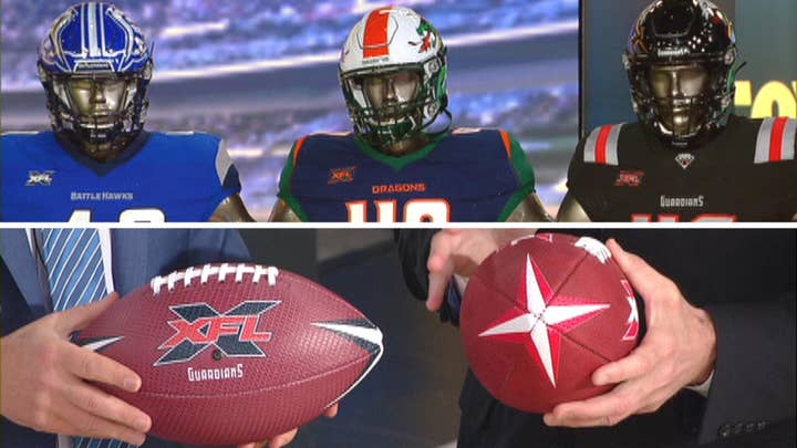 XFL unveils official uniforms, game balls for 8 teams kicking off league in 2020