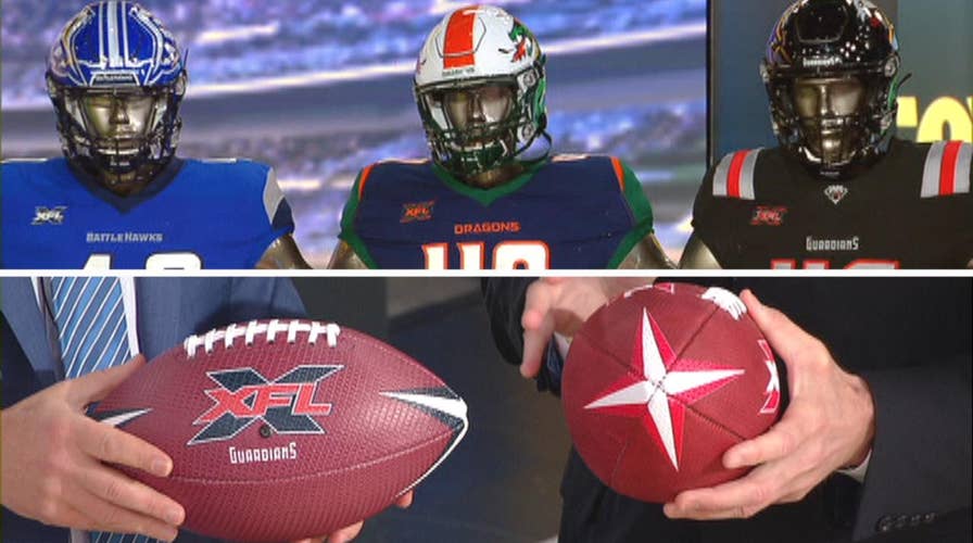 XFL unveils official uniforms, game balls for 8 teams kicking off league in 2020