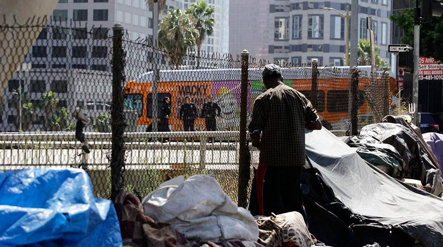 Liberal cities relocating homeless populations