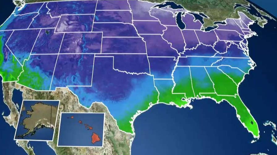 National forecast for Saturday, December 7