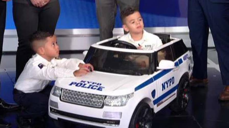 ‘Twin squad’ travels nationwide to honor police officers