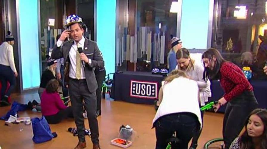 Fox staffers build bikes for USO Operation That's My Ride