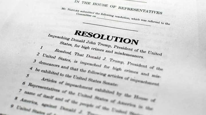House Democrats settle on two articles of impeachment against President Trump