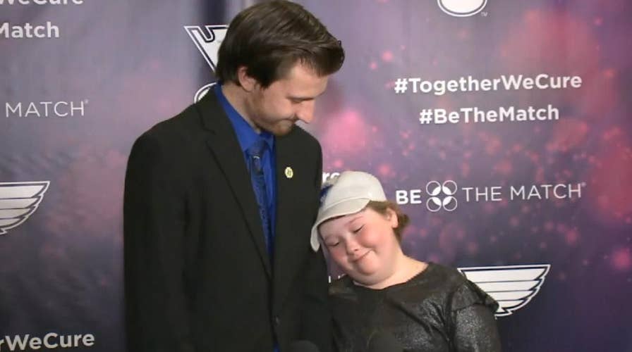 Young girl meets bone marrow donor who saved her life