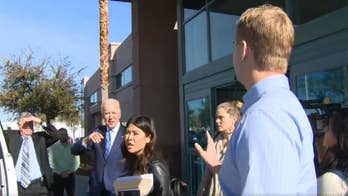 Biden denies planning for one-term presidency