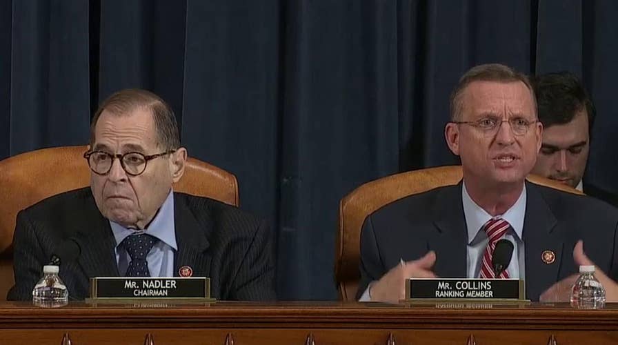 Chairman Nadler and Ranking Member Collins deliver their opening statements at impeachment markup meeting