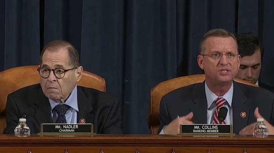 Chairman Nadler and Ranking Member Collins deliver their opening statements at impeachment markup meeting