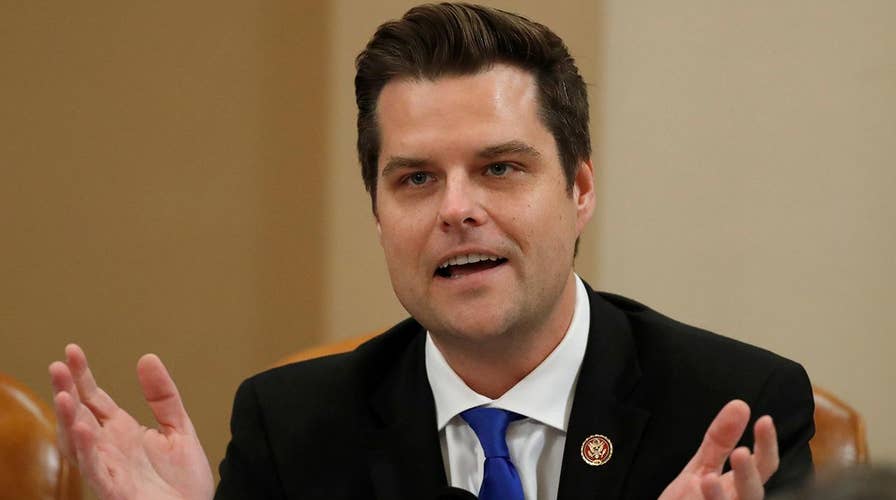 Gaetz: Hard to believe Burisma hired Hunter Biden with his drug problems