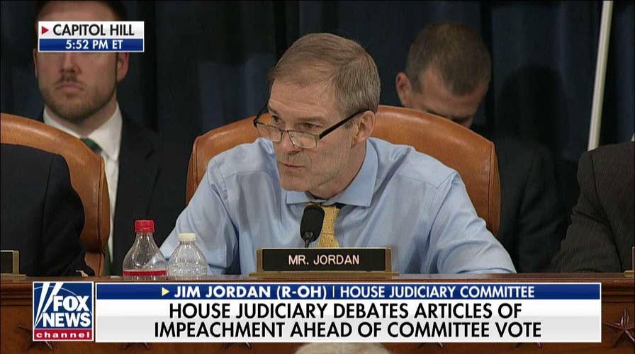 Jim Jordan: Adam Schiff is obstructing the House impeachment inquiry, not Trump