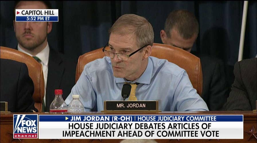 Jim Jordan: Adam Schiff is obstructing the House impeachment inquiry, not Trump