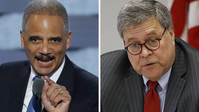 Eric Holder rips Attorney General Bill Barr for his 'loyalty' to Trump