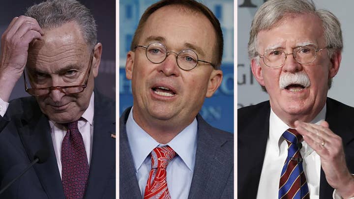 Schumer calls for Mulvaney, Bolton to testify during expected Senate impeachment trial