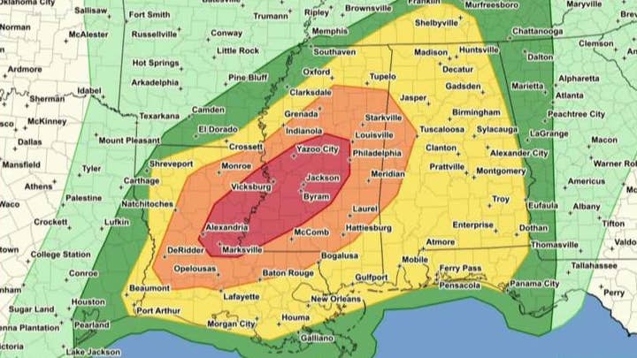 Tornadoes, severe weather hit the Southeast