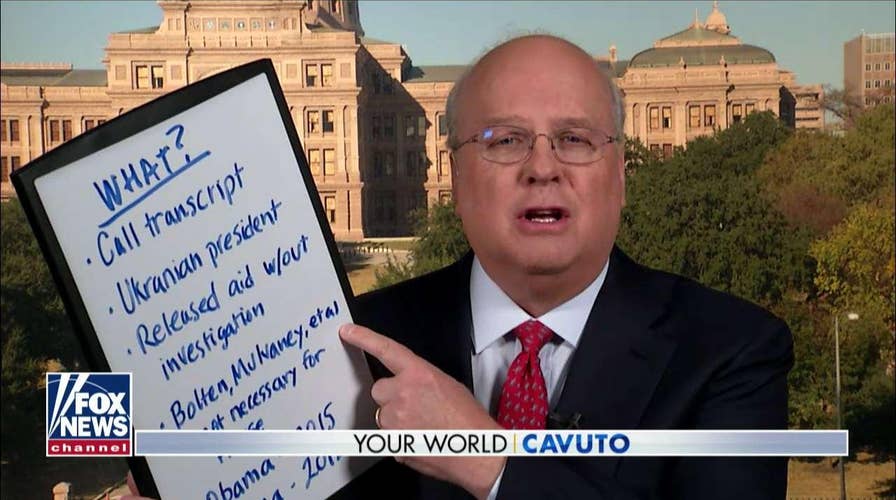 Karl Rove responds to Schumer's claim Trump 'has something to hide': 'What is he talking about?'