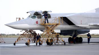 Russian long-range bomber makes an emergency landing