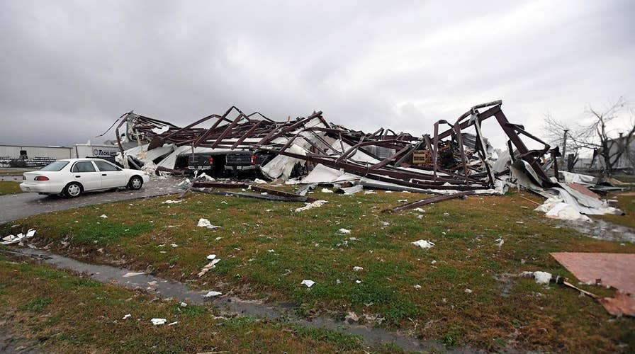 Over two dozen tornadoes kill three, leave widespread destruction in South