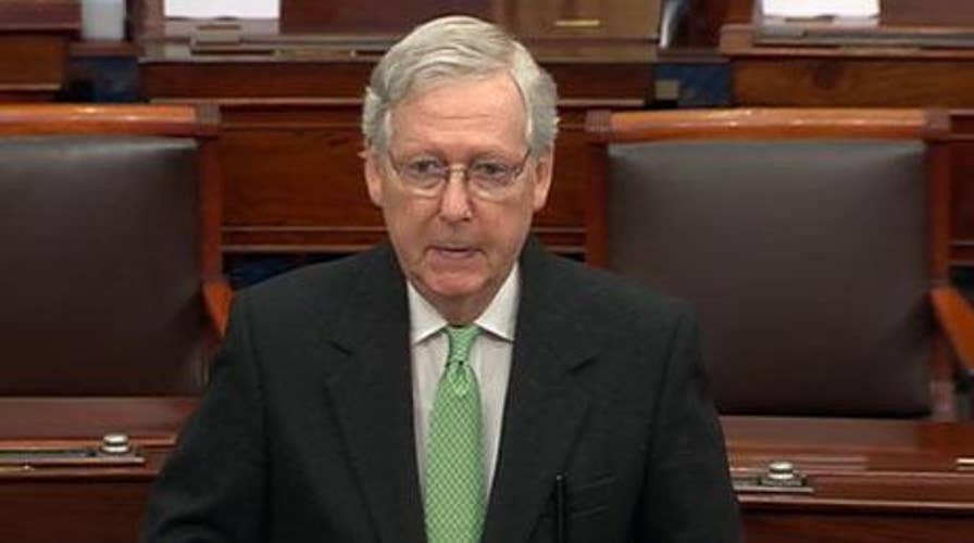 Mitch McConnell: Dems setting 'toxic precedent' with predetermined partisan outcome
