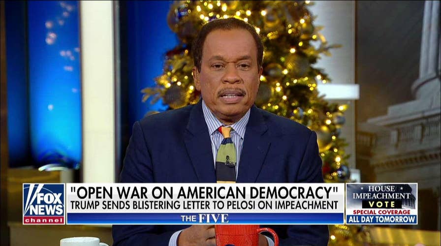 Juan Williams: Trump's fiery letter to Pelosi a 'scream from a guilty man'