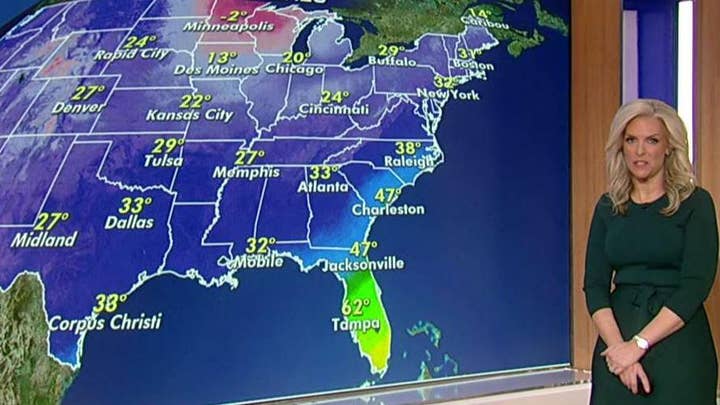 National forecast for Wednesday, December 18