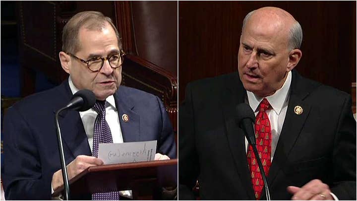 Tempers flare on House floor as Rep. Louie Gohmert shouts at Rep. Jerry Nadler