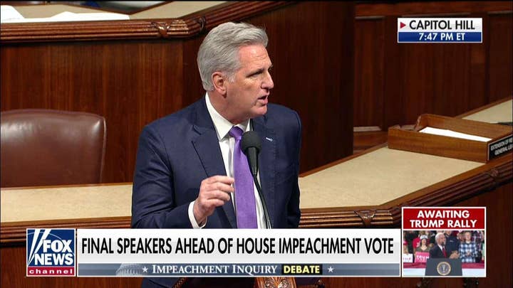McCarthy: My Democratic colleagues hate to hear 'Donald J. Trump is president of the United States'