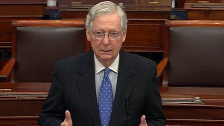 Leader McConnell: Dems 'partisan crusade' began before Trump was elected