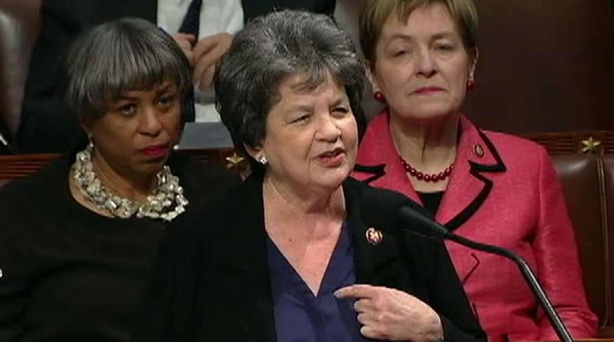 Democrats rock somber impeachment dress code