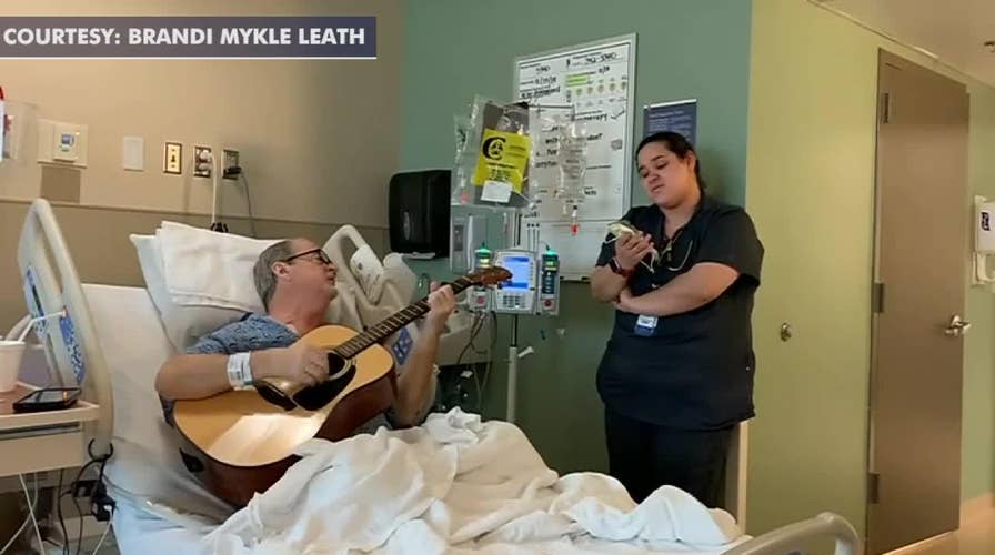 Nurse, chemo patient join in singing 'O Holy Night'