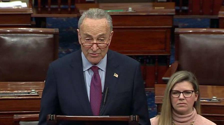 Schumer accuses McConnell of plotting the most rushed Senate impeachment trial in history