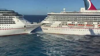 Carnival Cruise Line ships collide in Mexico