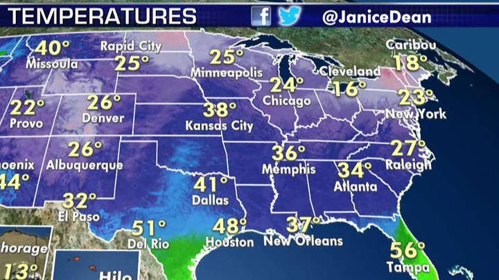 National forecast for Friday, December 20