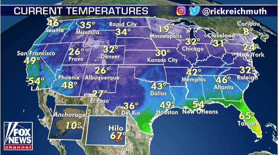 National forecast for Saturday, December 21: Storm systems threaten Southeast, Northwest