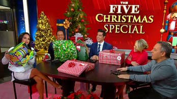 Greg Gutfeld gives his 'The Five' co-host bizarre Secret Santa gift